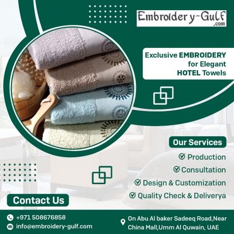 Creative Embroidery Printing Services UAE for Businesses
